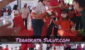 Lomba mewarnai yang diadakan Dikpora Minahasa Selatan, Jumat (28/1/2022).