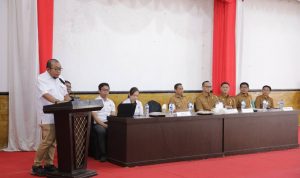 Entry Meeting BPK-RI Perwakilan Sulut dengan Walikota dr. Weny Gaib serta jajaran Pendahuluan Pemeriksaan LKPD Kotamobau Tahun 2025