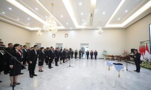 prosesi pengukuhan dan pelantikan pejabat pemrpov sulu oleh gubernur yulius selvanus.